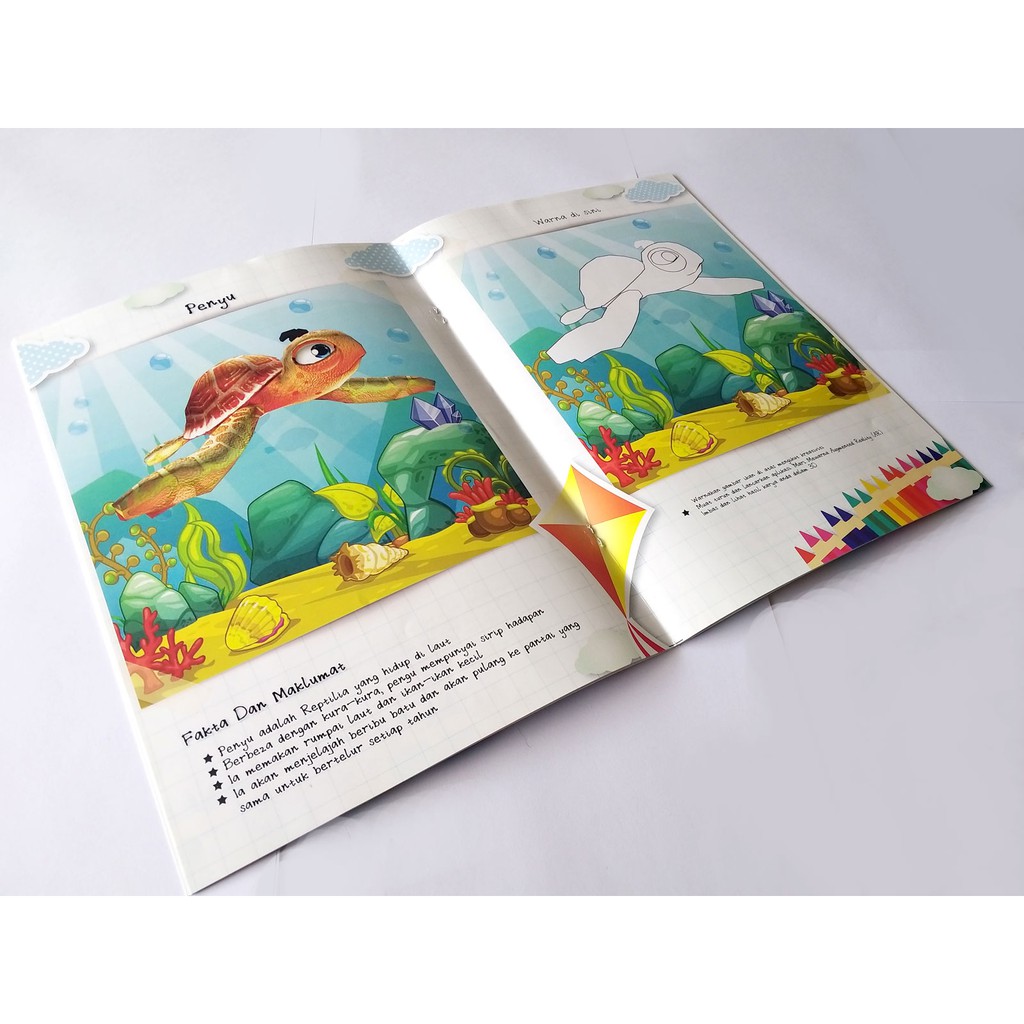 rumpai laut buku mewarna