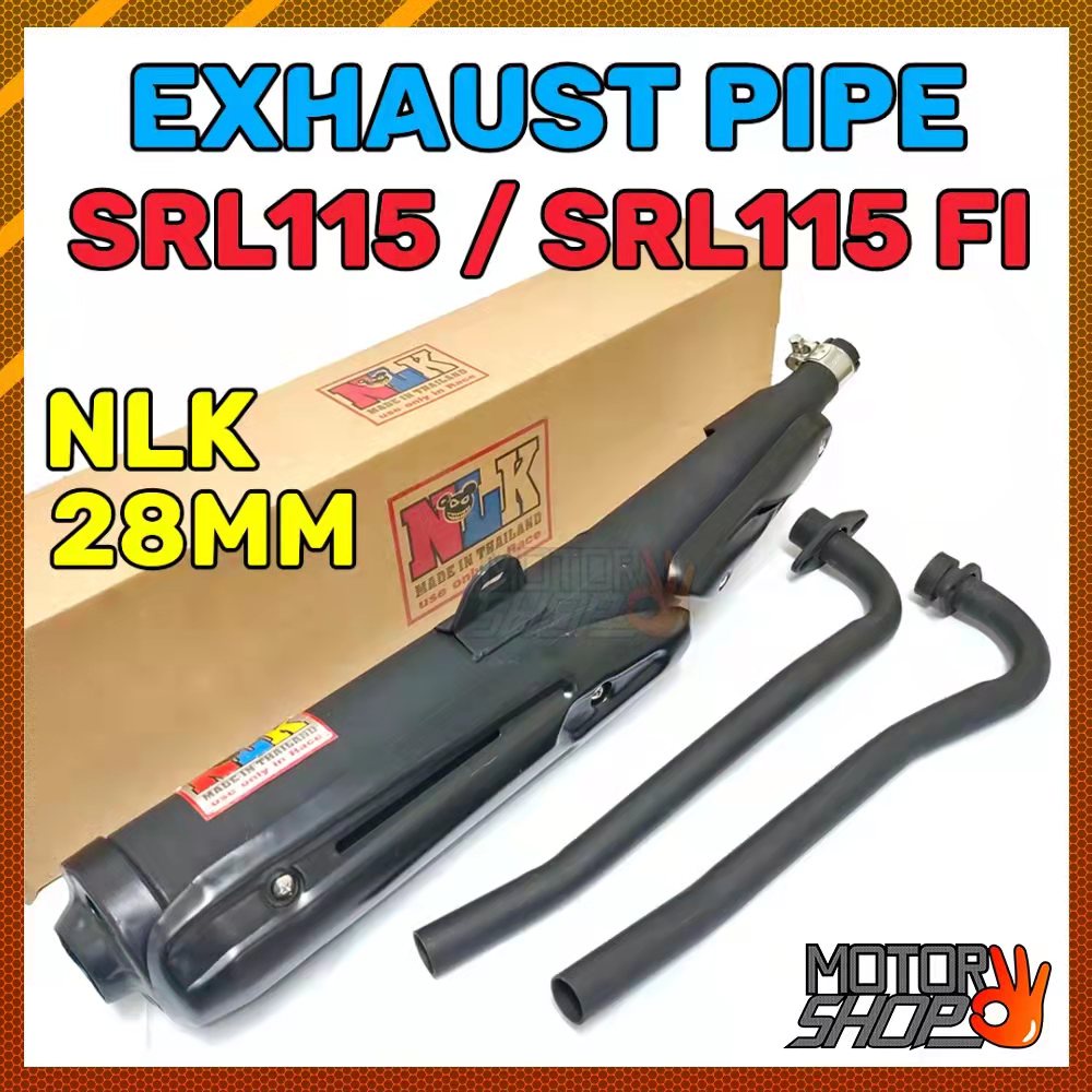 Apido King Drag Nlk 3in1 Exhaust Pipe Lagenda Srl110 Srl115zzr Srl115 Fi Std Standard Racing 8965