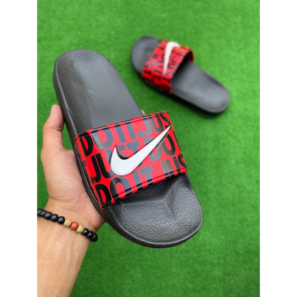 SANDALS NIKE JUST DO IT HIGH QUALITY [37-45]⭐READY STOCK MALAYSIA✅ NK01 WOMEN MEN #UNISEX