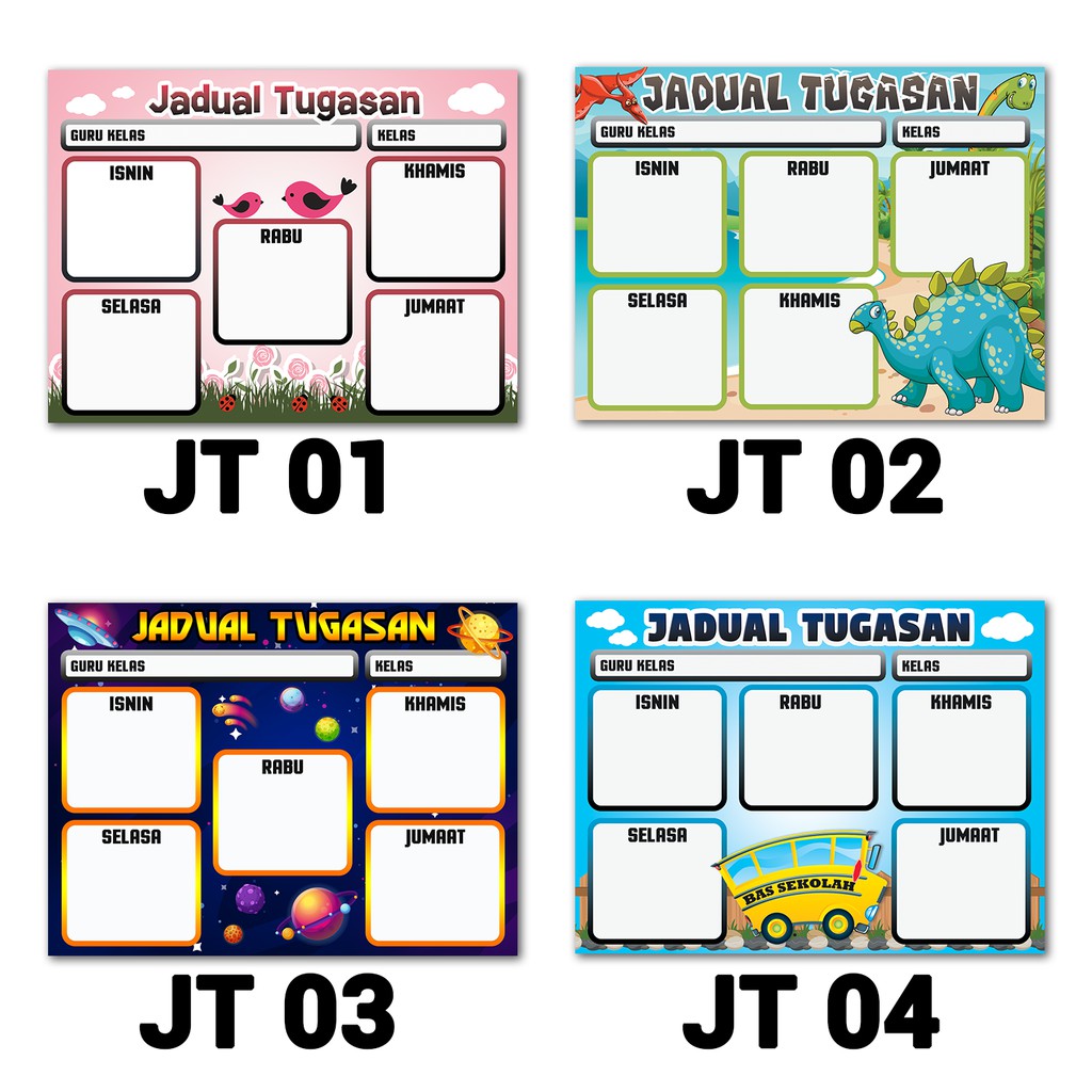 Jadual tugasan kelas