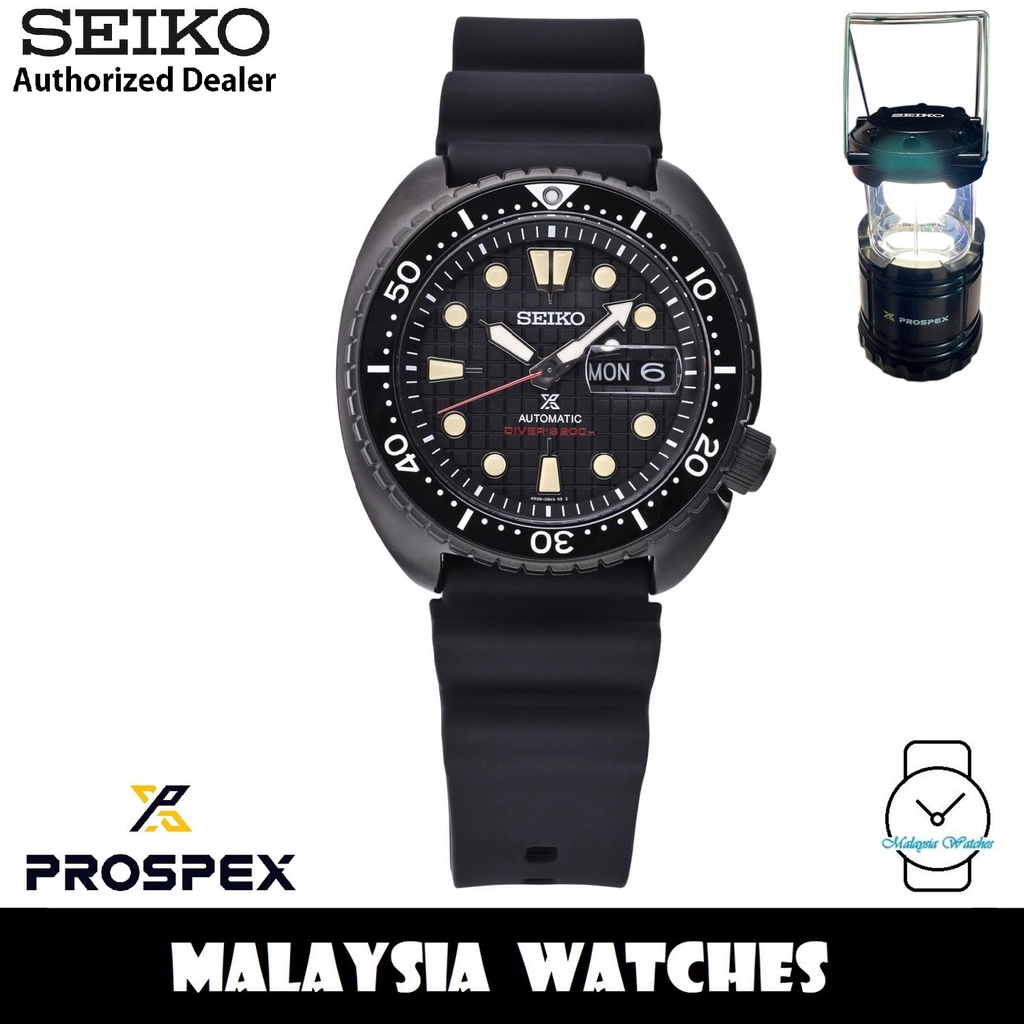 Seiko Prospex SRPH41K1 Black King Turtle Black Samurai Automatic Diver's  200M Limited Edition Watch Free Camping Light | Shopee Malaysia