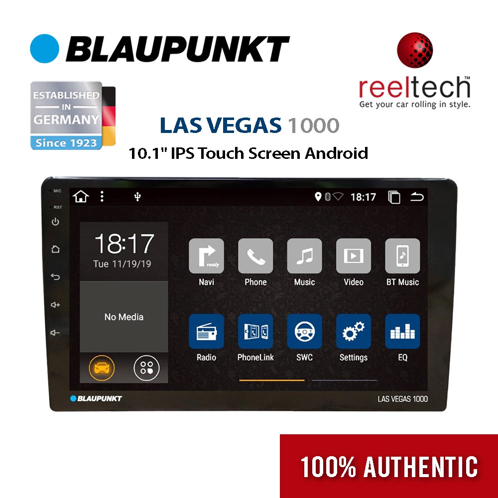 Blaupunkt Las Vegas 1000 DSP New Generation - 10.1" AHD IPS TOUCH SCREEN Android 2RAM+32GB | Kereta Car Android Player