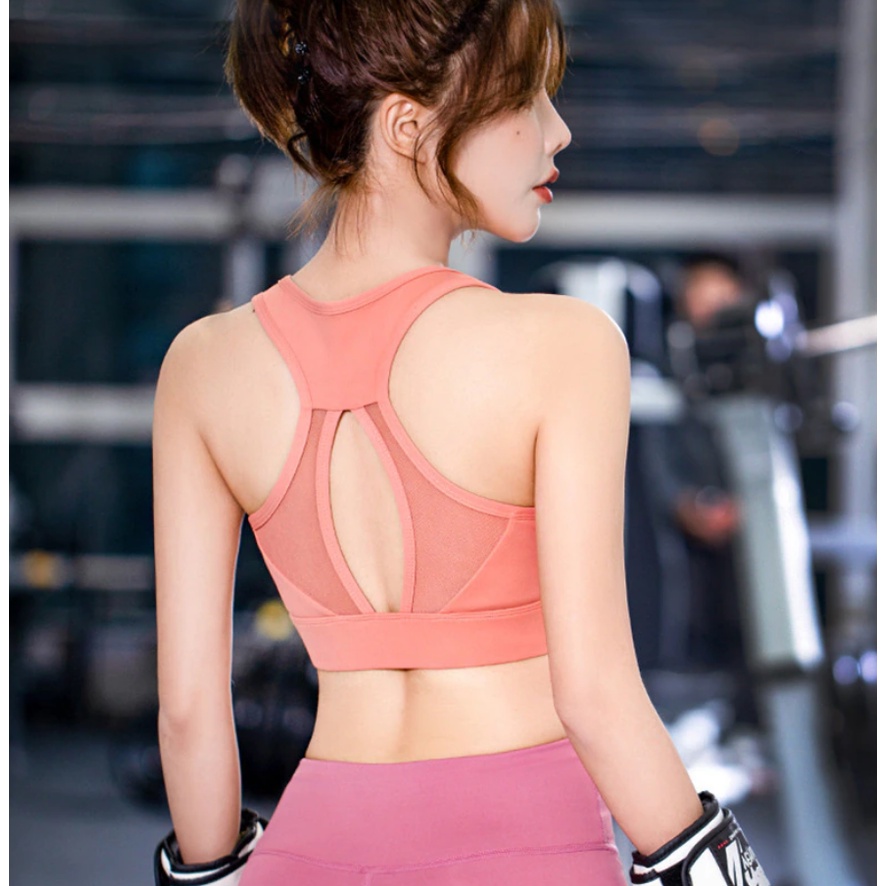 SEBOWEL Women Sports Bra Naked Padded Yoga Tank Top Longline Camisole Fitness Workout Running Crop Top 