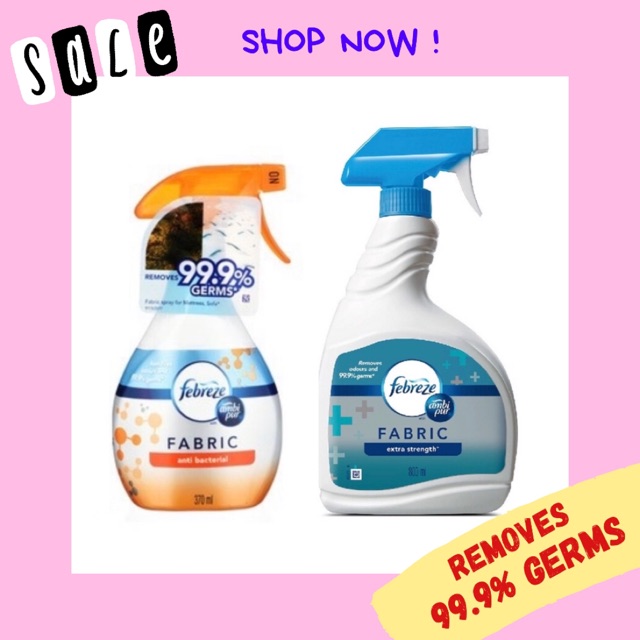 Febreze Anti bacterial/Extra Strength Fabric Refresher with Ambi Pur