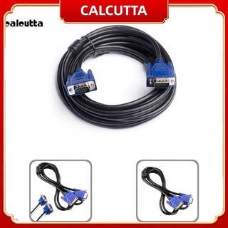 [calcutta] Male to Male Extension Cable 15 Pin VGA Splitter Adapter Cable Stable