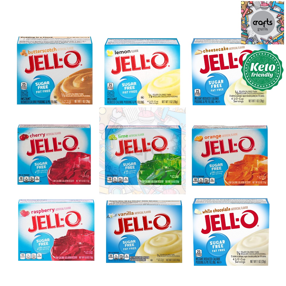 JELLO Sugar Free Gelatin Mix and Instant Sugar Free Pudding & Pie