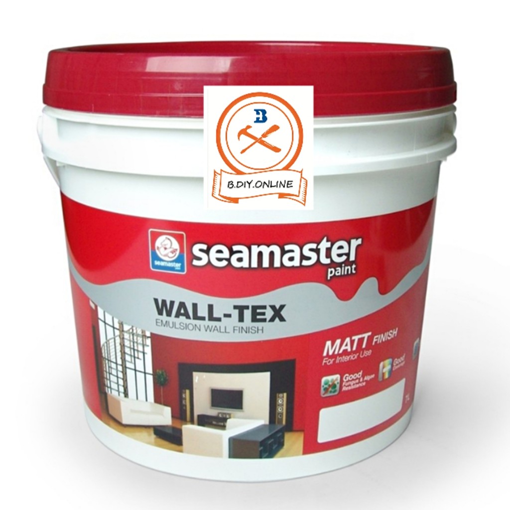 Part 1-Seamaster Wall-Tex Emulsion Paint 7700 - For Interior Wall ...