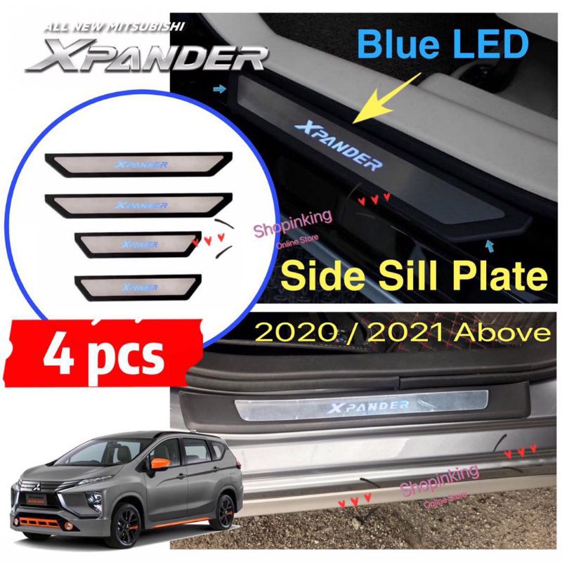 Mitsubishi Xpander Side Door LED Sill Plate Scuff Plate 2020 2021 2022
