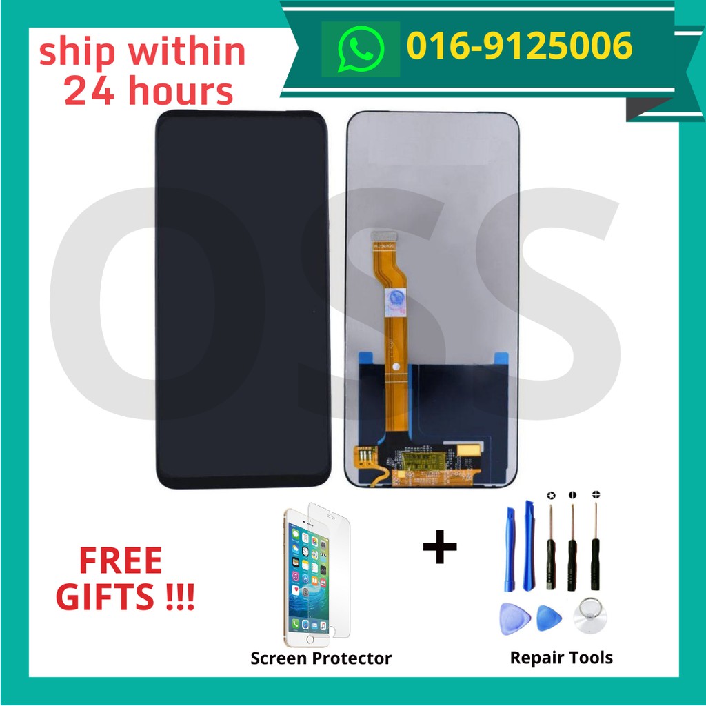 Original Oppo F11 Pro Fullset LCD Display Touch Screen Digitizer Black Shopee Malaysia