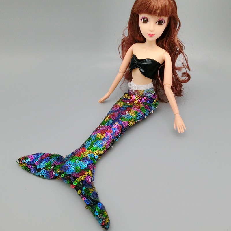 black mermaid toy