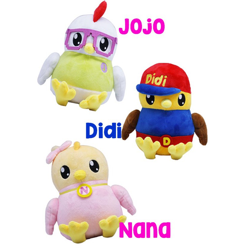 [25CM] Cute Plush Toy DIDI & FRIENDS NANA , JOJO