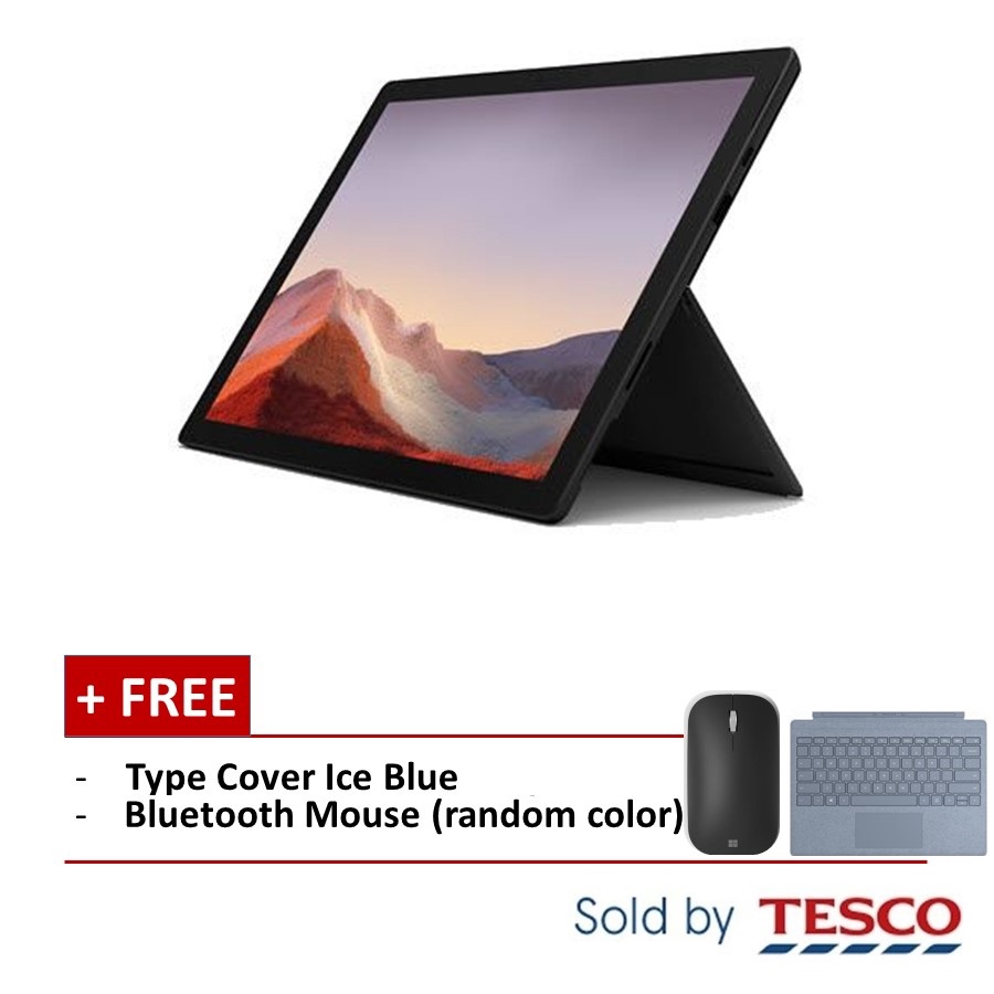 Microsoft Surface Pro 7 Vnx I7 16gb 256gb Black Tc Ice Blue Bluetooth Mouse Shopee Malaysia