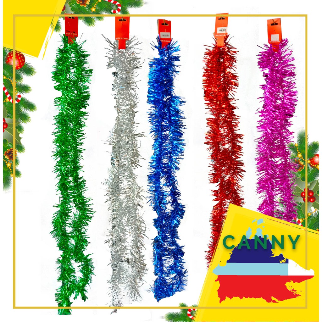 Tinsel for Decoration 2 Meters / Tinsel Hiasan untuk Bunga Manggar dan
