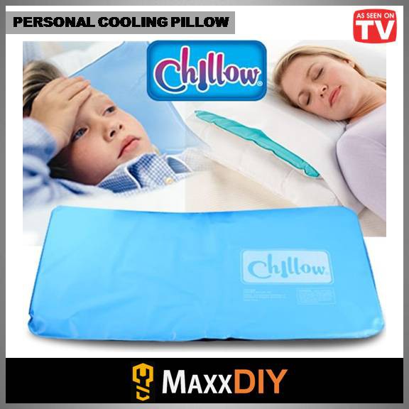 Maxxdiy Cooling Pad Chillow Pillow Sleeping Therapy Temperature