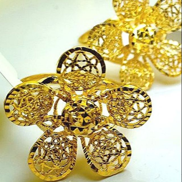 Cincin Bunga Raflesia 916 Shopee Malaysia
