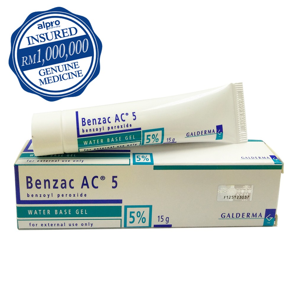 Benzac AC 5 Water Base Gel Shopee Malaysia
