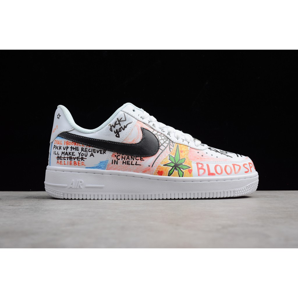 nike x vlone x air force 1 pauly graffiti