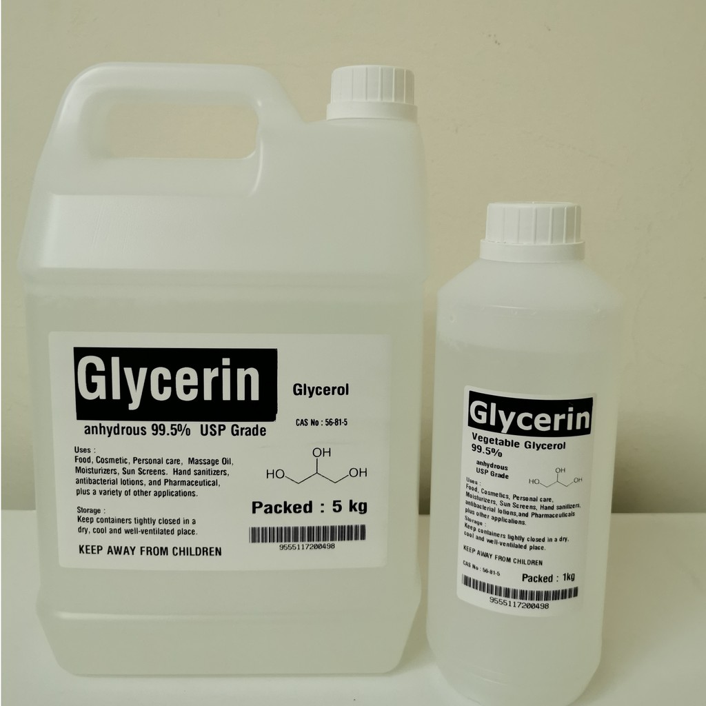 Glycerin Usp 995 Food And Pharma Grade 1kg Halal Certificate