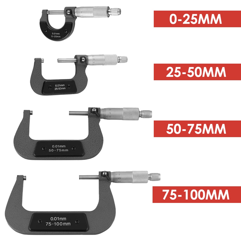 Locking Clamp Metalworking Gauge Caliper Measuring Tools Pengukur Mikrometer Clamp Outside