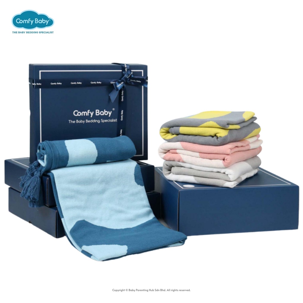 Comfy Baby Blanket Dreamy Organic Cotton 100x120cm Shopee Malaysia