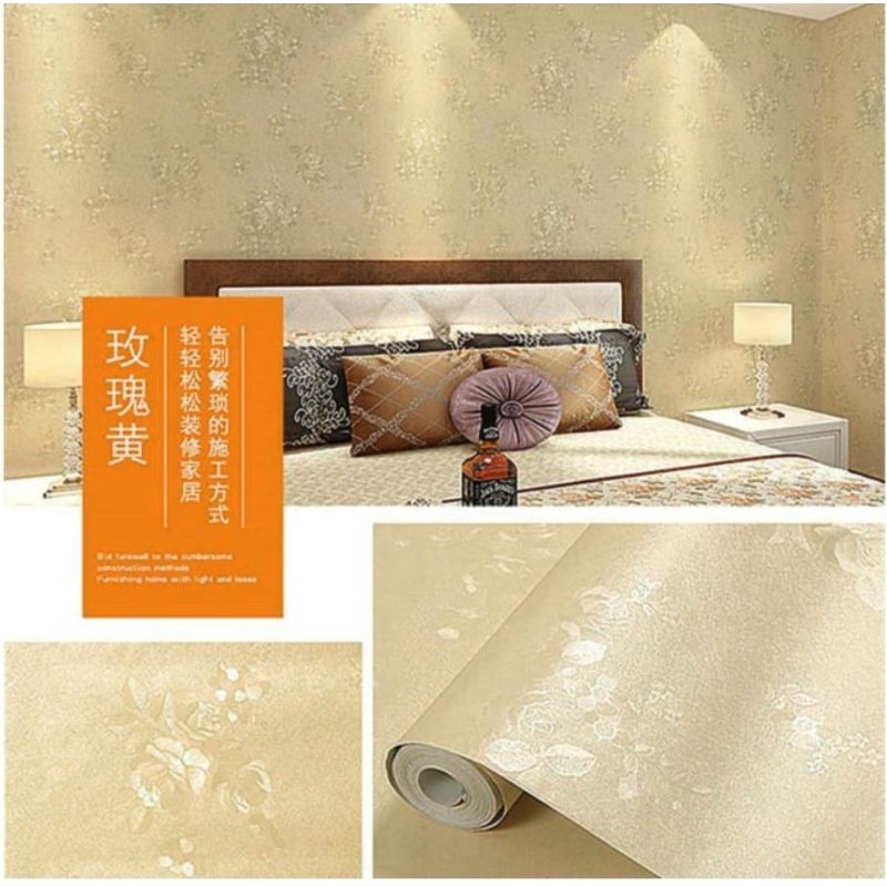 Embossed Wallpaper | Shopee Malaysia