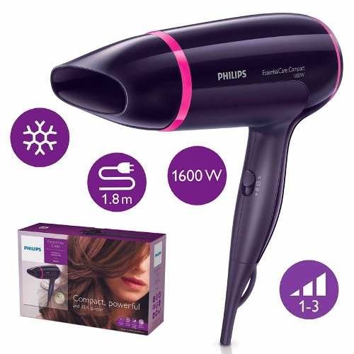 Philips Essential Care Hair Dryer Black 1600W BHD002/03 ...