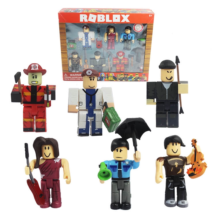 Cartoon Pvc Roblox Virtual Reality Citizen Doll Kids Toys Festival Gifts Toy - 