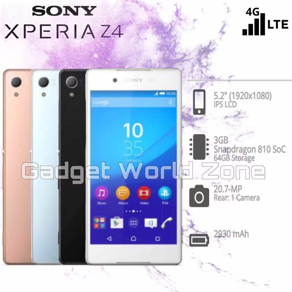 Sony Xperia Z4 So 03g Original Secondhand Docomo Phone Shopee Malaysia