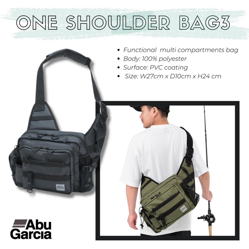 Abu One Shoulder 3 Fishing Bag | Shopee Malaysia