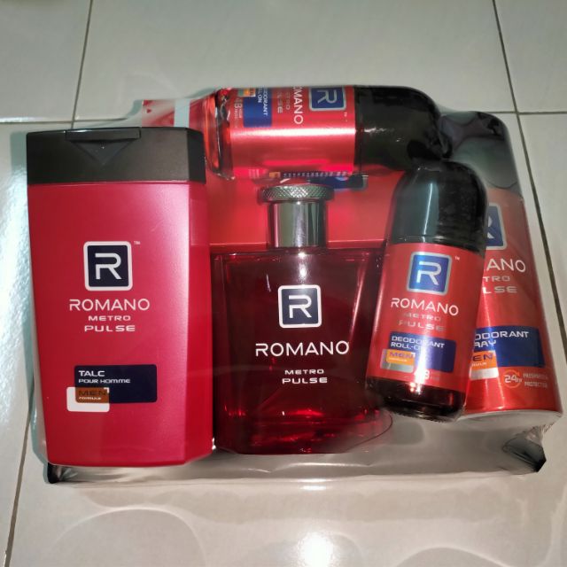 Perfume Romano Metro Pulse Original Perfume Gift Set Free Shipping Shopee Malaysia