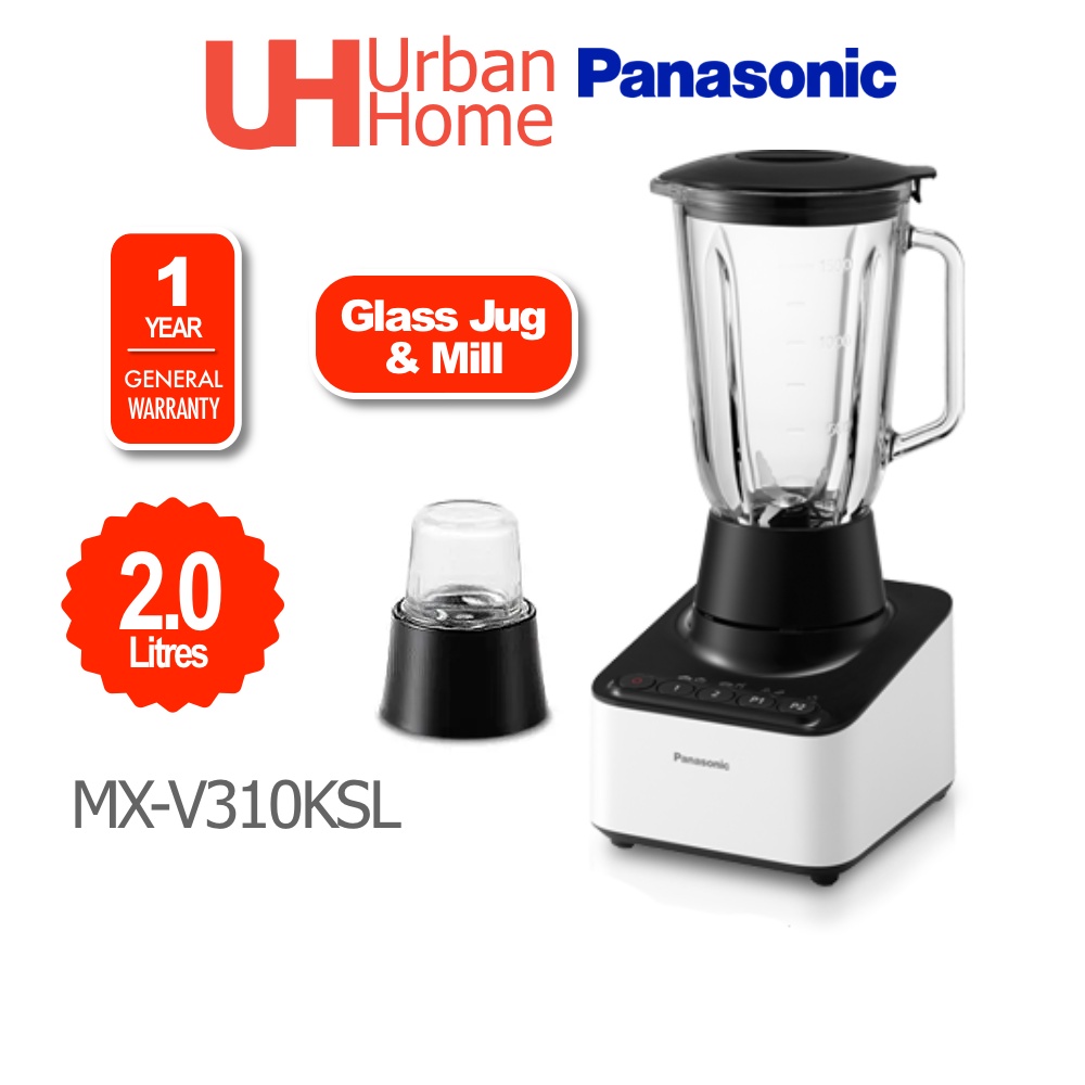 Panasonic Ultimate PowerBlade Glass Jug Blender with Dry Mill (2.0L) MX