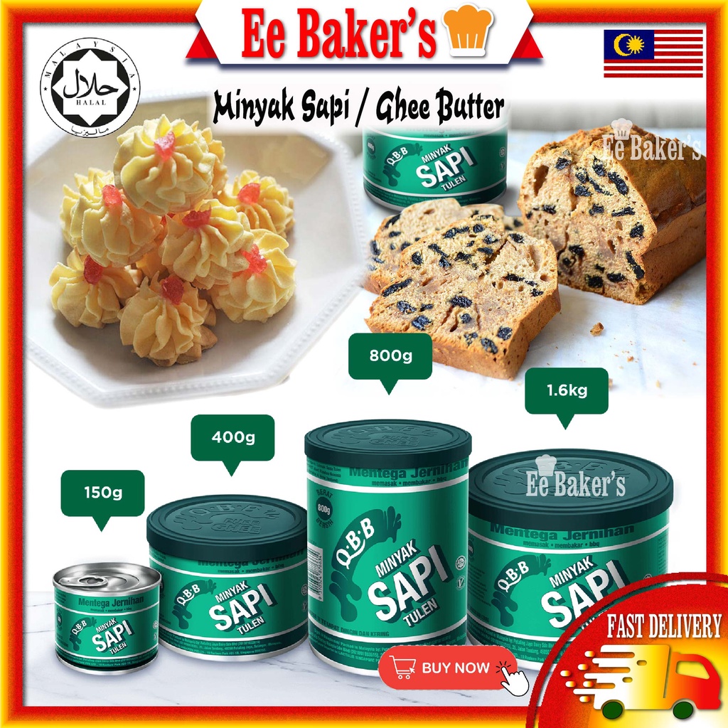 QBB Pure Ghee Clarified Butter minyak sapi 100 halal 酥油 纯黄油 Shopee