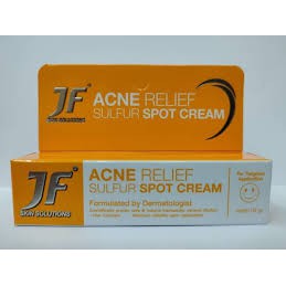 jf acne relief sulfur spot cream