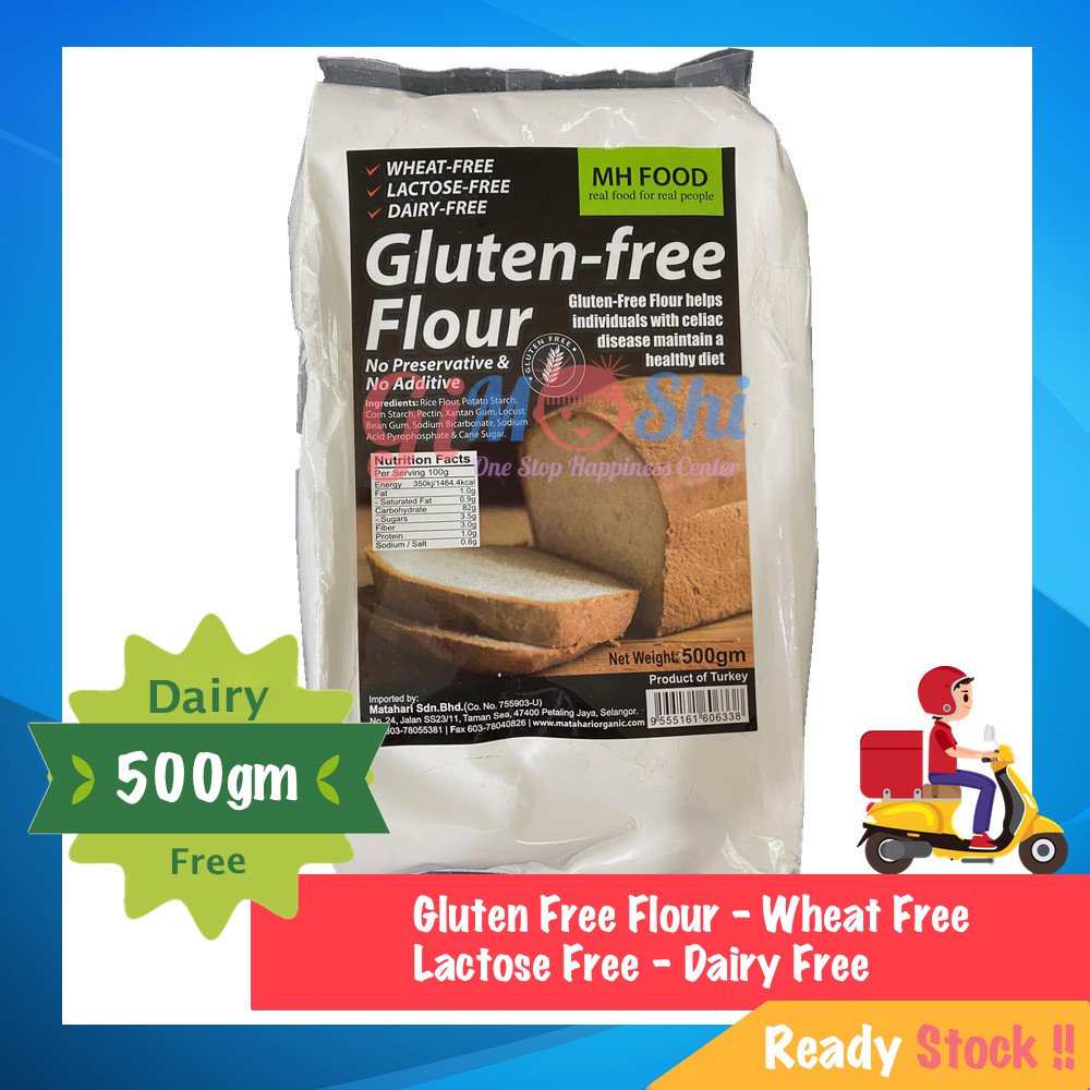 GlutenFree Flour WheatFree LactoseFree DairyFree 500gm Shopee Malaysia