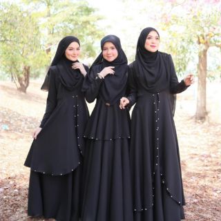  jubah  Dress tunang  nikah Bridesmaid Plus size Blossom 