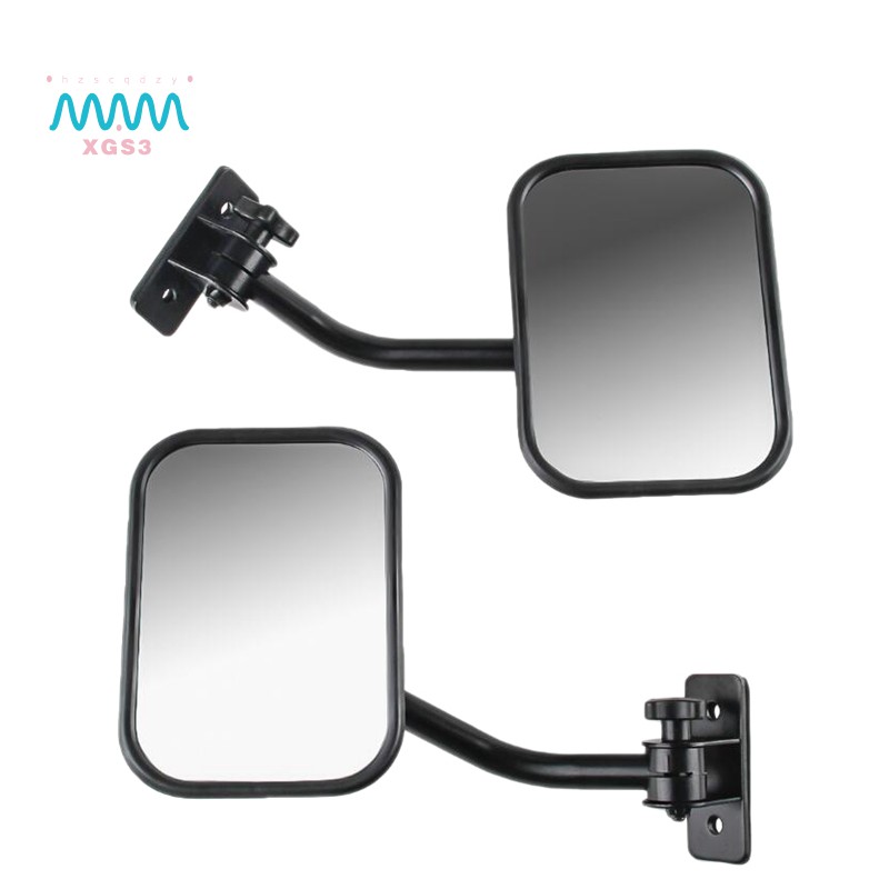Doors Off For Jeep Wrangler Tj, Jk, Lj Quick Release Side Mirrors Black  2Pack | Shopee Malaysia