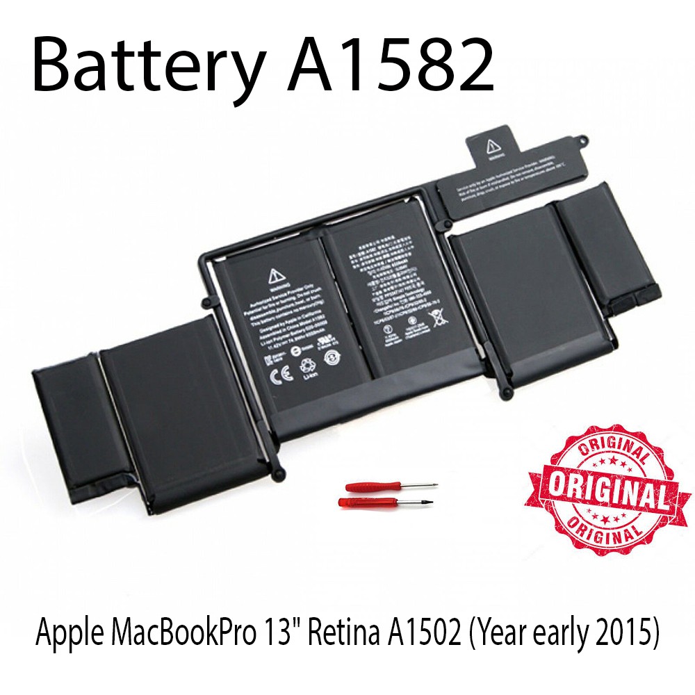 Original A1582 Battery for Apple MacBookPro 13" Retina A1502 2015 Year