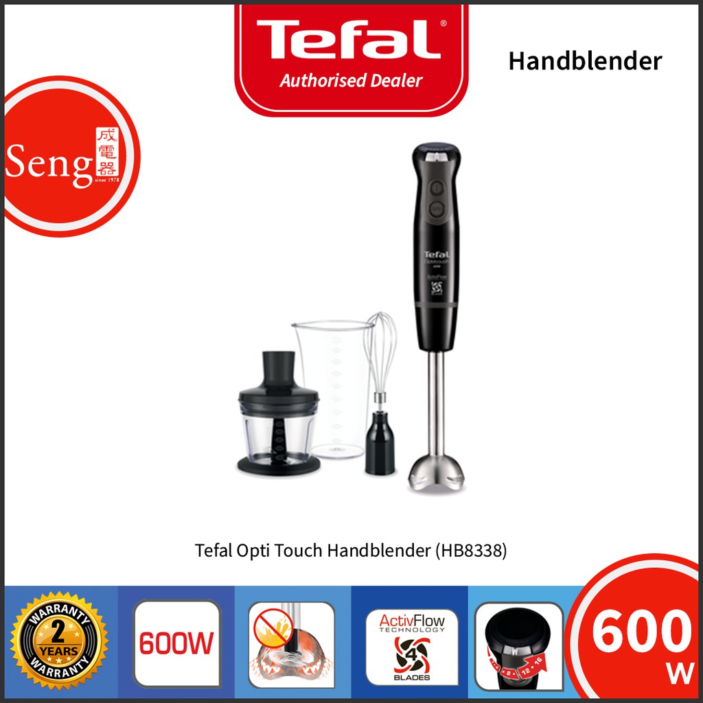 Tefal Hand Blender Easy Control High Quality 4 in 1 HB8338 HB551