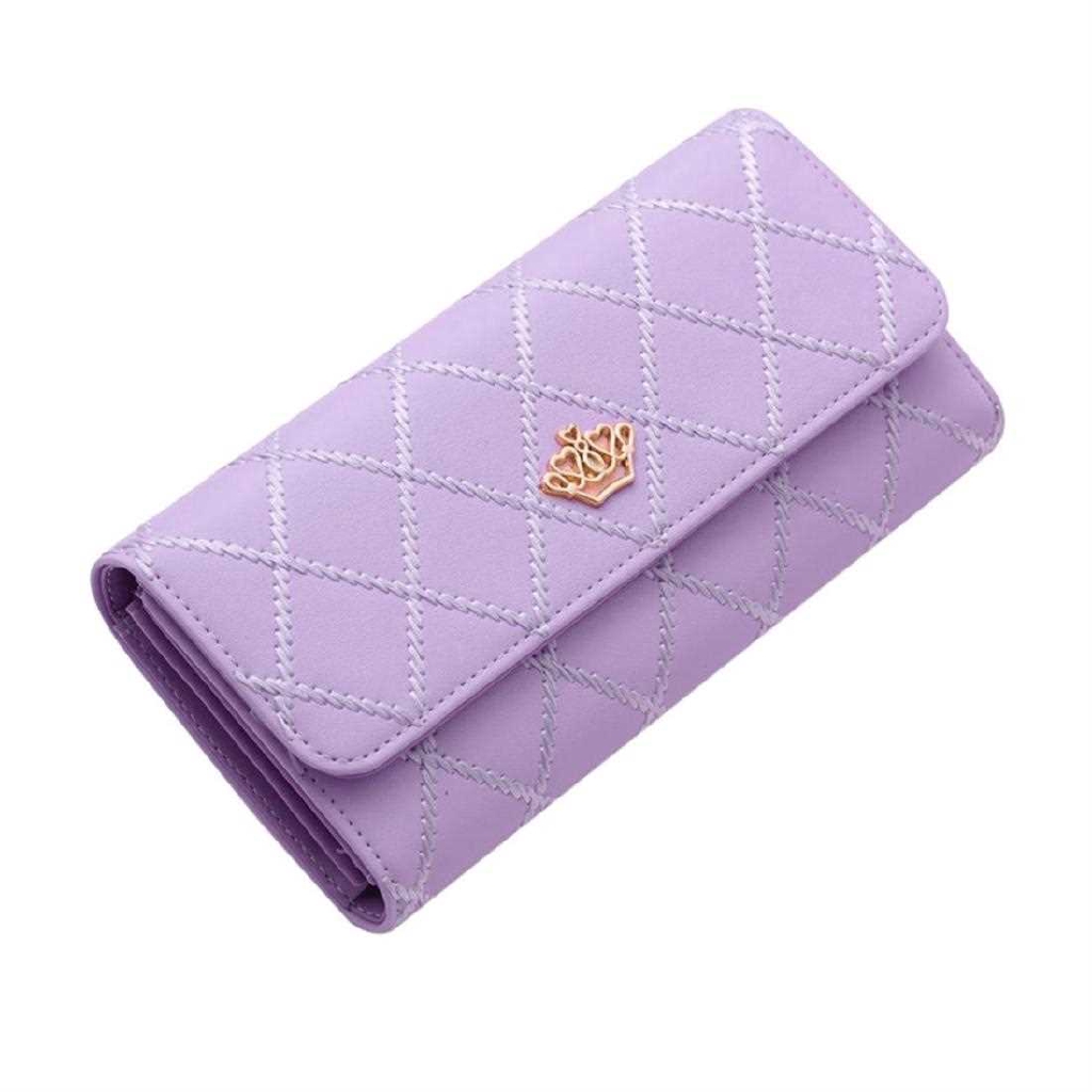 ladies purse wallet purple