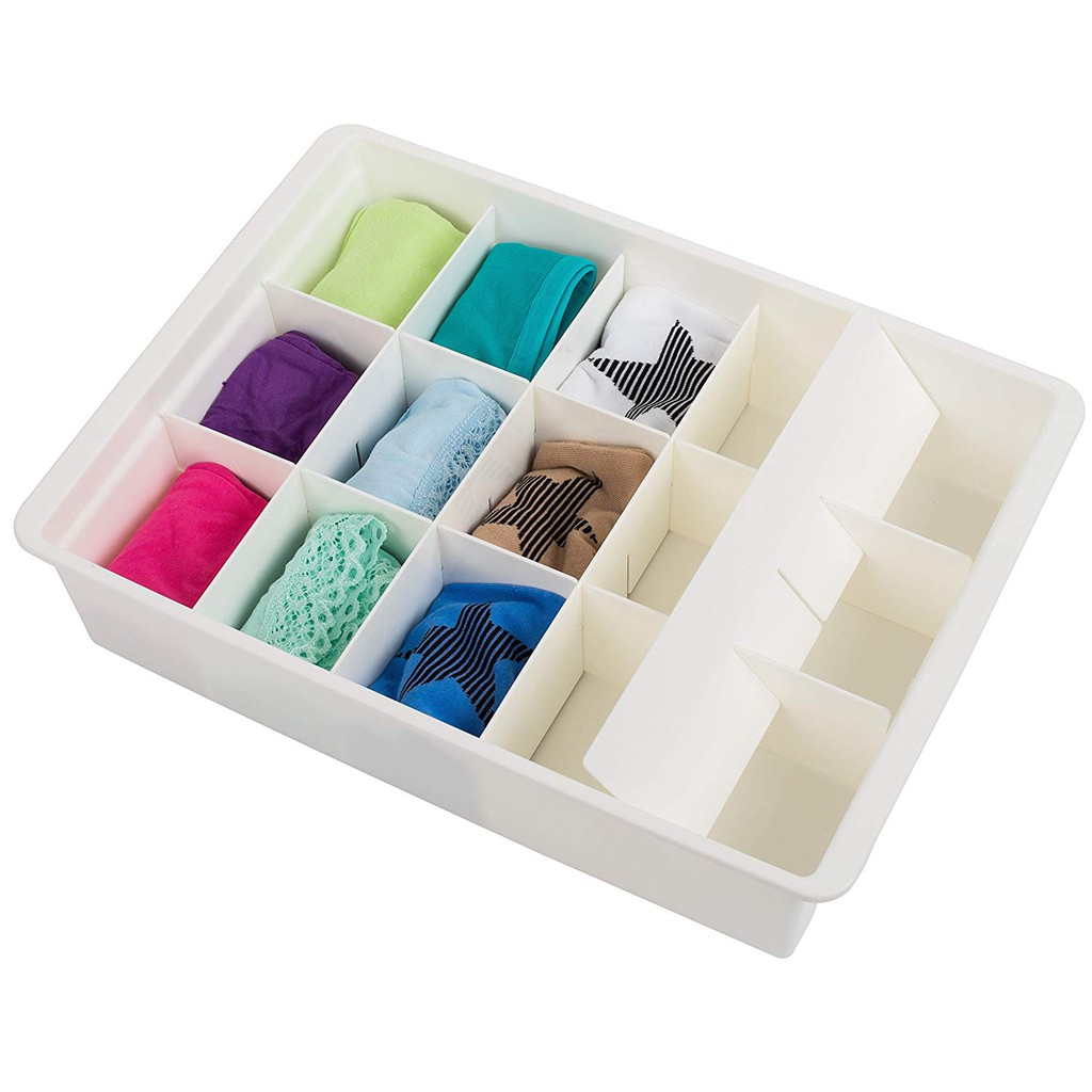 Adjustable Drawer Organizer Stackable For Underwear Baby Clothing