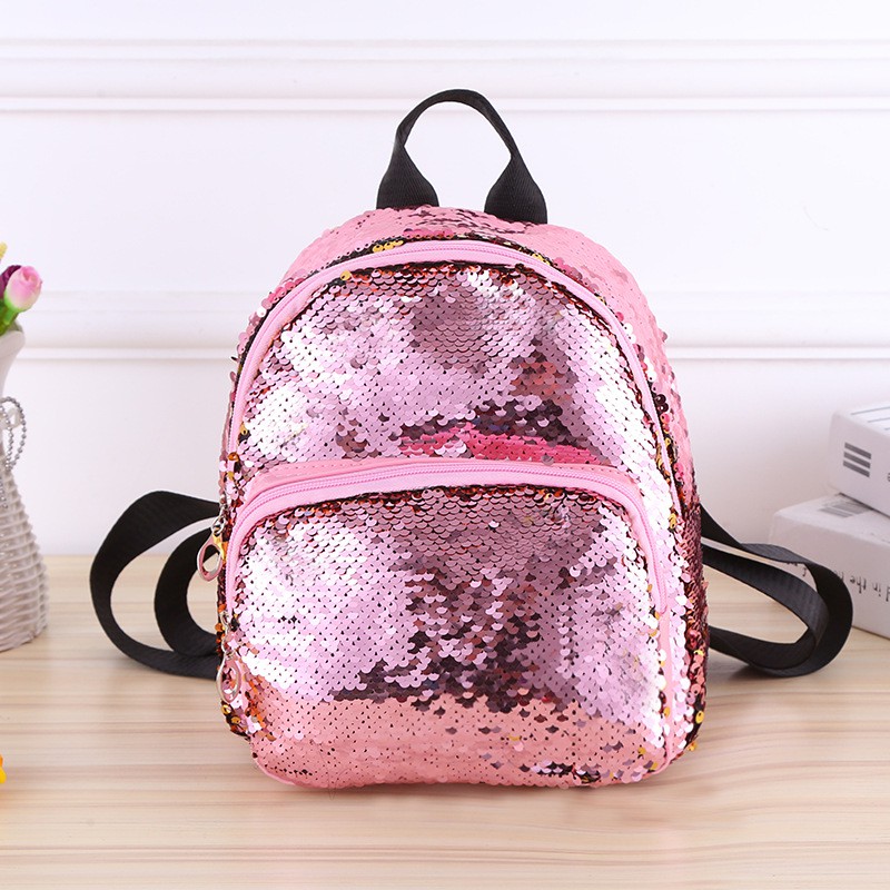 glitter school backpack