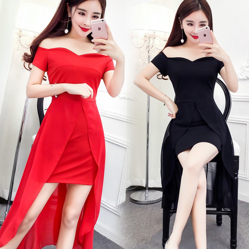 red dress shopee