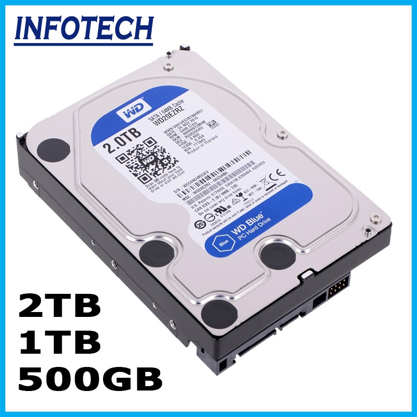 2TB 1TB 500GB SATA 3.5 inch for Desktop pc Hard disk HDD 3 ...