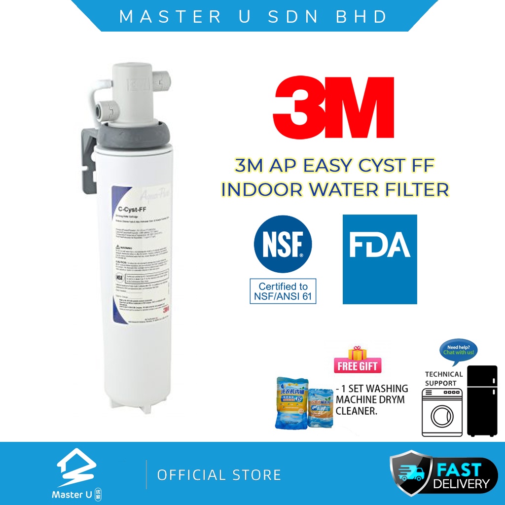3M Under Sink Water Filter AP Easy Cyst FF /Indoor Water Filter /3M