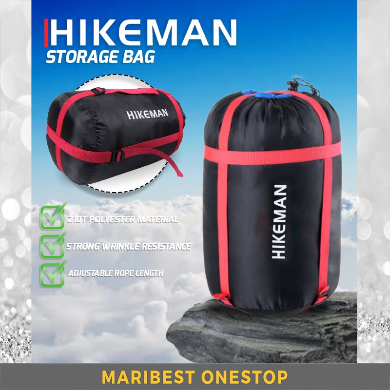 HIKEMAN Outdoor Camping Sleeping Bag Compression Pack Travel Hammock Storage Camping Hiking Bag Menyimpan Barang 储物袋