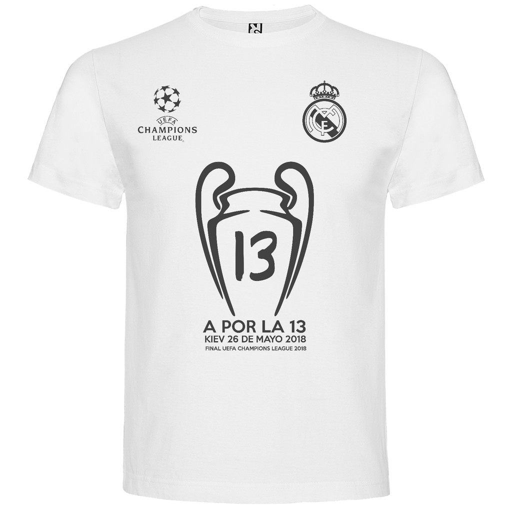 real madrid 13 champions league shirt
