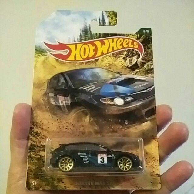 Hot Wheels Rally Series Subaru WRX STI Black Shopee Malaysia