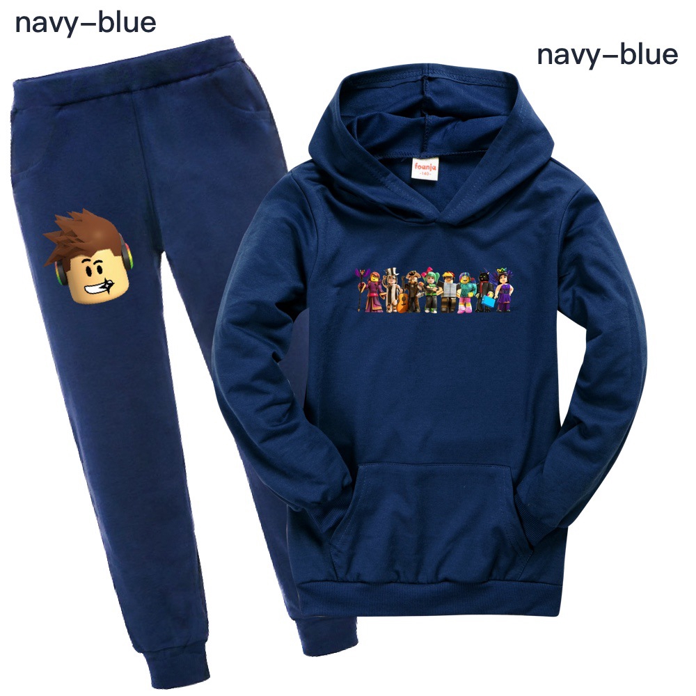 Roblox Pocket Long Sleeve Shirt Pants Shopee Malaysia - dark blue pants roblox