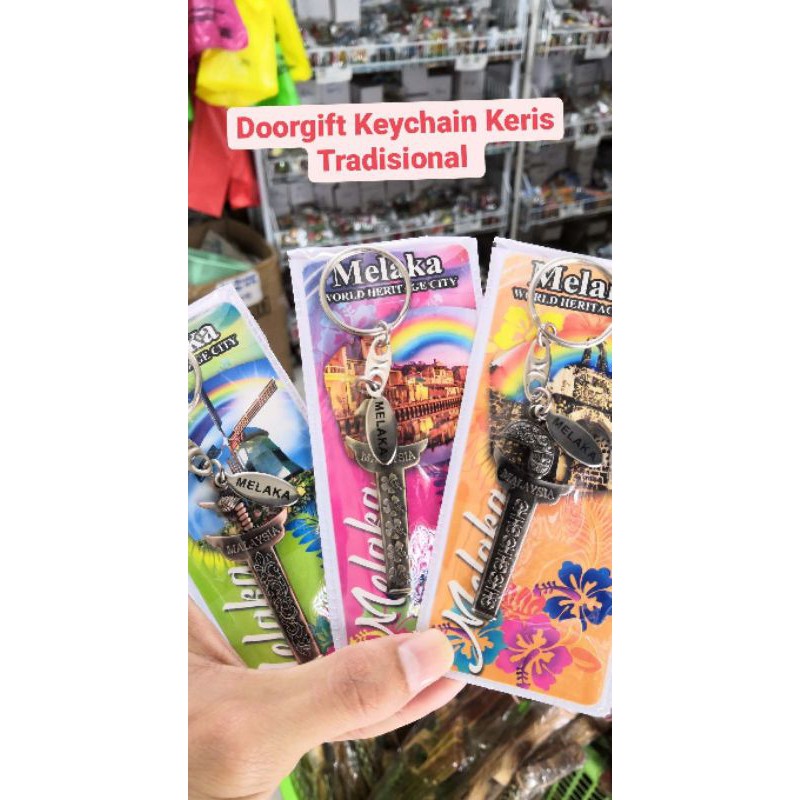 READY STOCK Keychain Melaka Malaysia Souvenir Collection