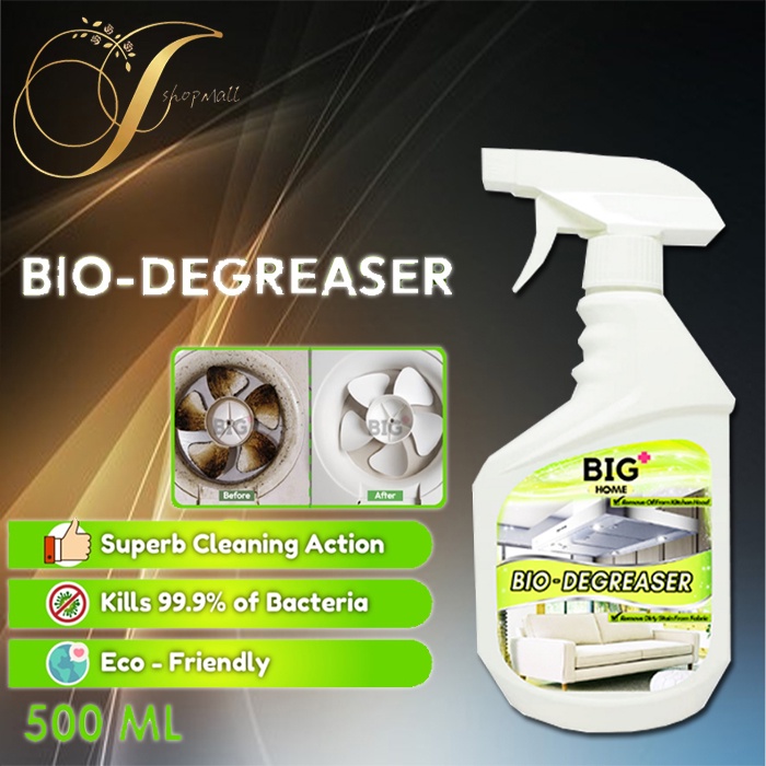 BIG Bio Degreaser 500ml Oven Stove Kitchen Cleaner Spray Kitchen Hood